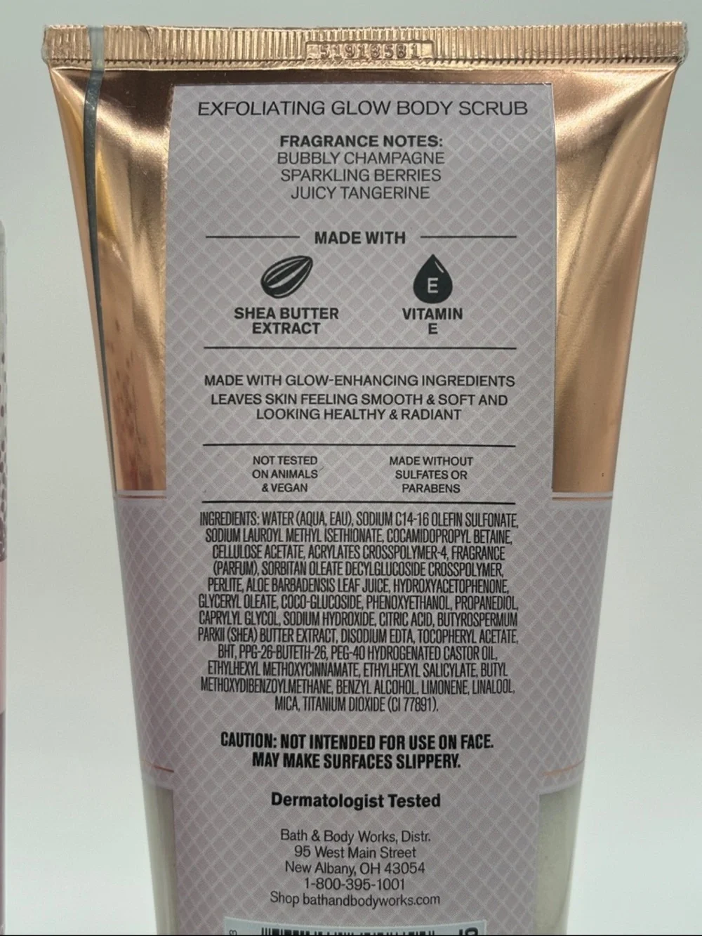 Bath & Body Works Champagne Toast Diamond Shimmer Mist & Exfoliating Glow Scrub